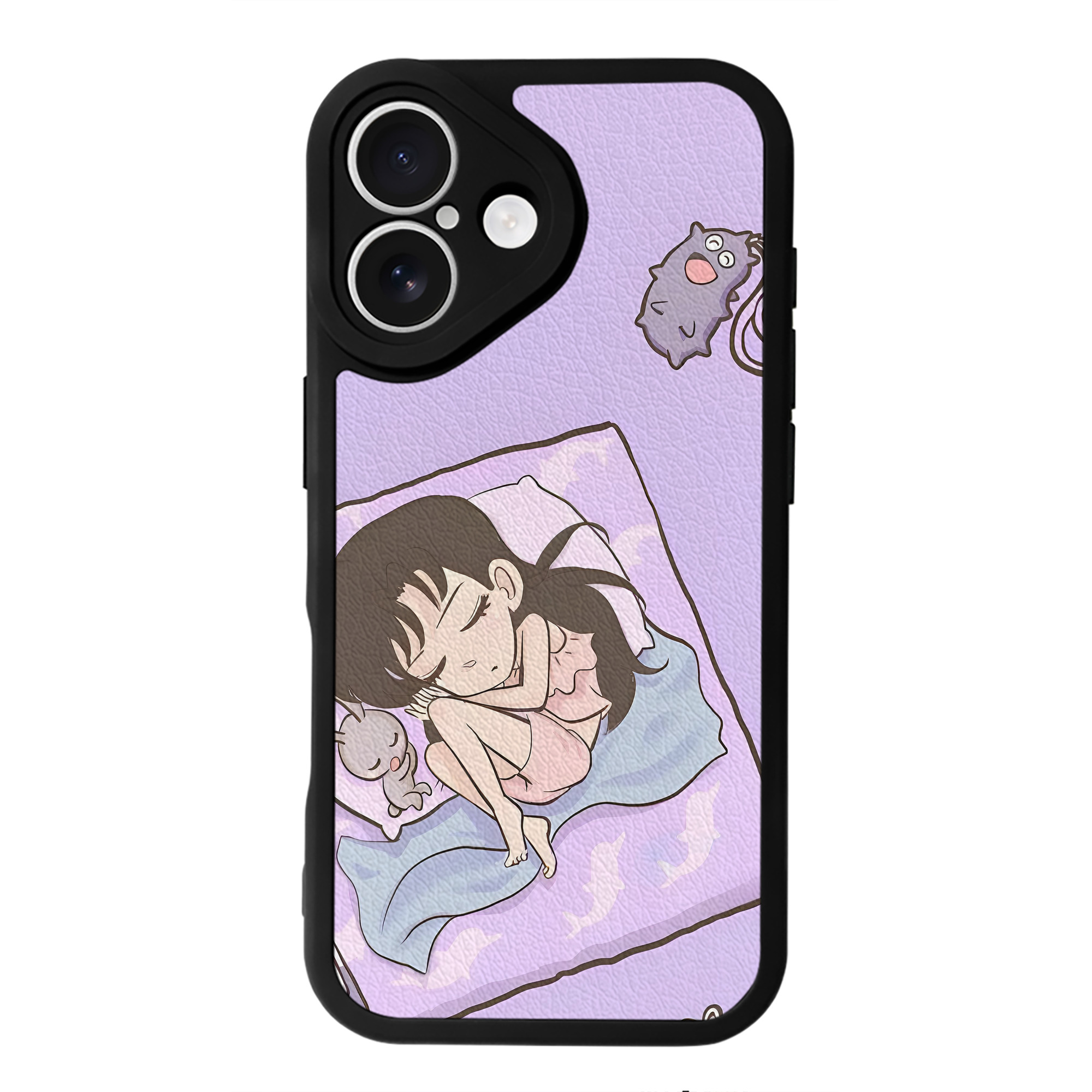（画像用） 名探偵コナン Detective Conan 【iPhone 16シリーズ対応】シリコンスマホケース（レザー調） 材質：シリコン